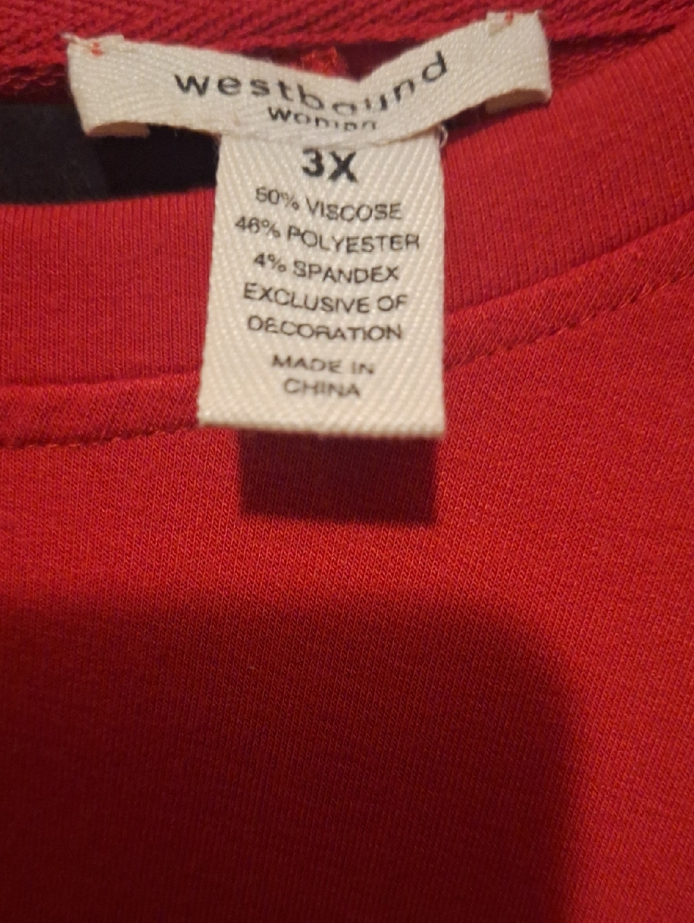Westbound Red Short-Sleeve Pocket Tunic - Picture 2 of 3